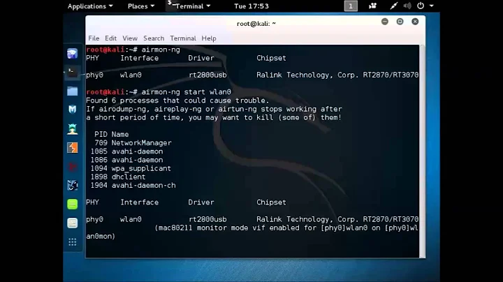 How To Fix airodump-ng Error With wlan0mon Kali 2.0