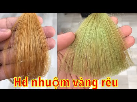 Hướng dẫn nhuộm màu vàng rêu