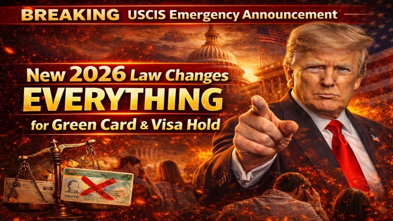 BREAKING USCIS Emergency Announcement — New 2026 Law Changes EVERYTHING for Green Card & Visa Hold