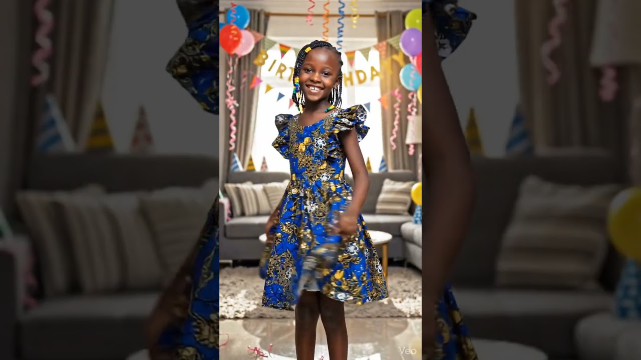 Baby Girl Blue Dress • 4-5 Years • Brand New