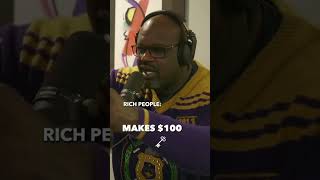 The difference between being rich and being wealthy – Shaquille O'Neal