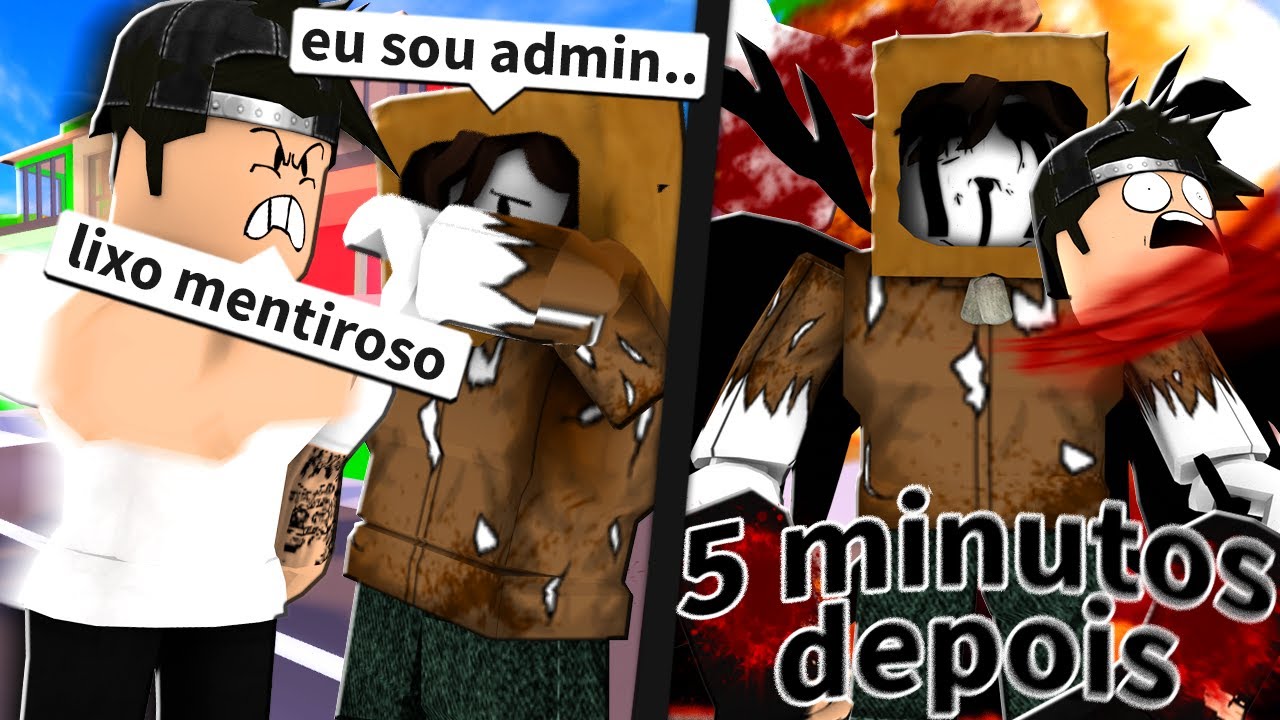 Fui HUMILHADO por causa das minhas roupas de Bacon Hair no Roblox.. Me  vinguei com comandos de admin 