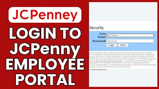 JCPenney Sign In: How to Login to Your JCPenney Employee Portal?