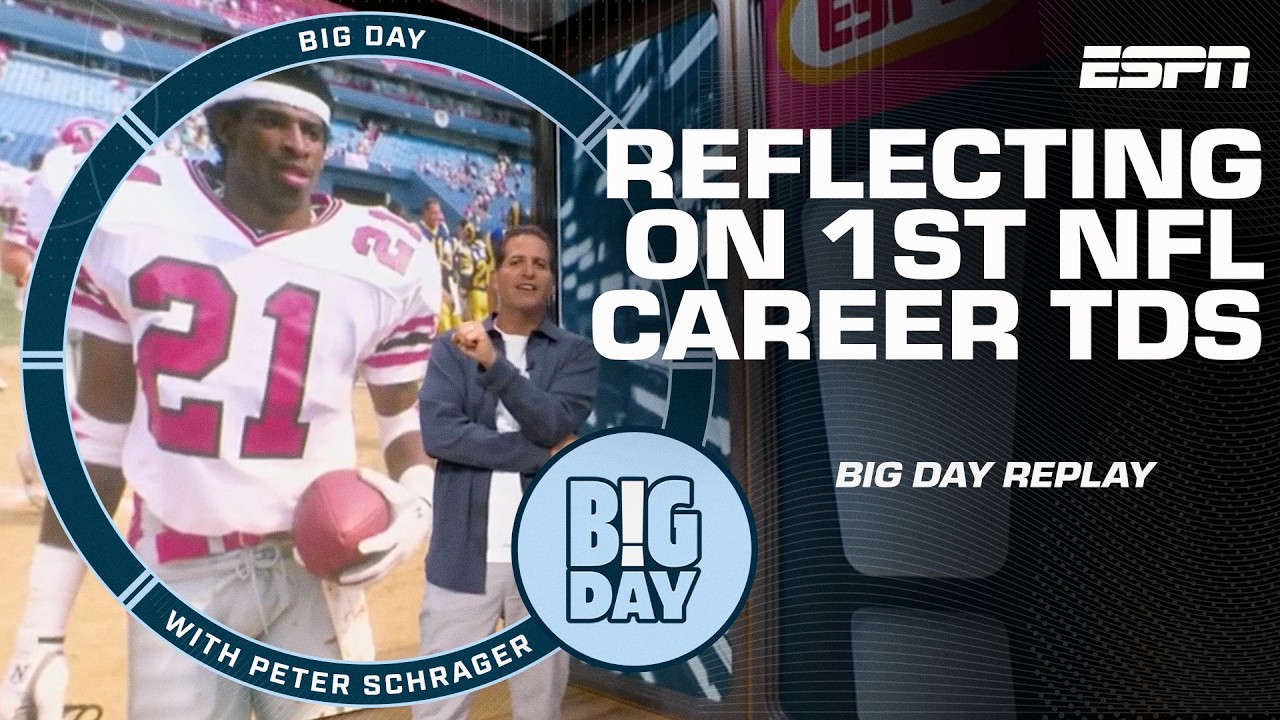 BIG DAY REPLAY ⏪ Relive Deion Sanders, Zach Ertz and Steve Smith Sr.'s 1st career touchdowns 🏈