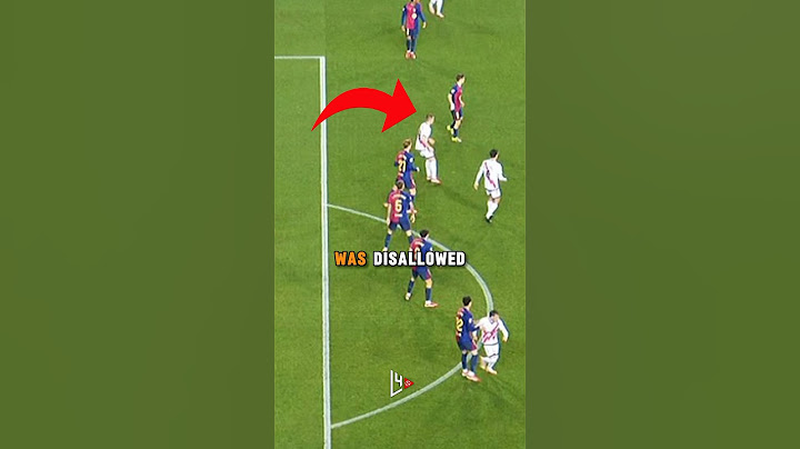 Rayo Vallecano scored against Barcelona, but its offside 😬☠️ #barcelona #laliga #rayovallecano