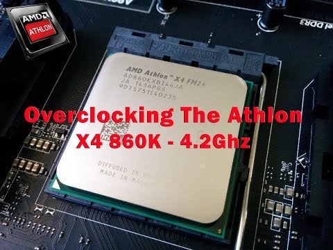 Overclocking AMD Athlon X4 860K to its best performance levels 4 2 GHz