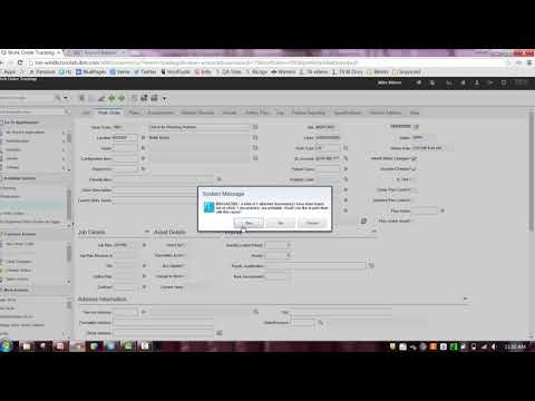 Maximo 7605  Demo Report Toolbar Access and Print Part 2