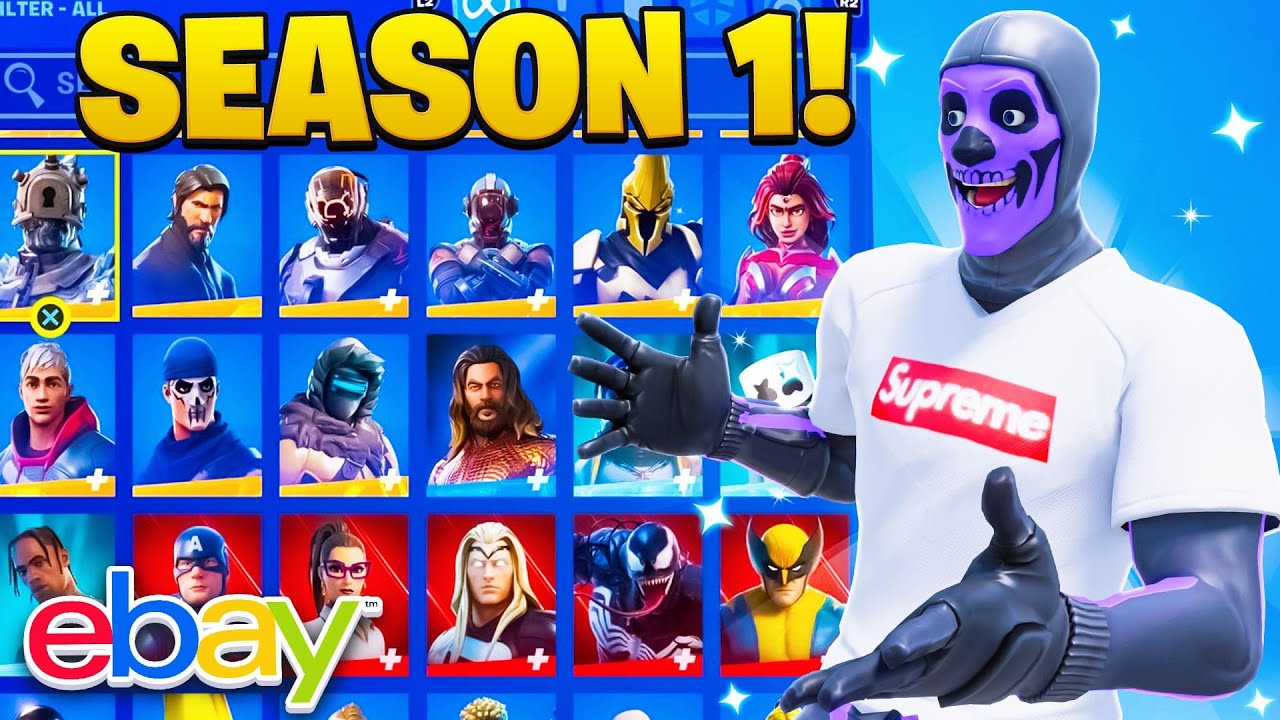 Fornite og skins Season 1-3✓ CASHAPP ONLY‼️DON'T BUY ON