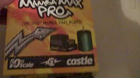 Mamba Max Pro, Castle 1406 neu-motor + RC update