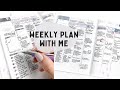 Weekly Plan With Me: exams and more exams... | Hobonichi Cousin Planner