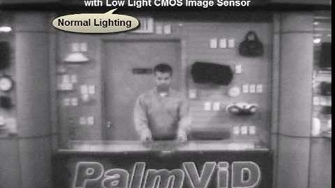 X10 Black & White Security Camera with CMOS Image Sensor & Low Light Sample Video