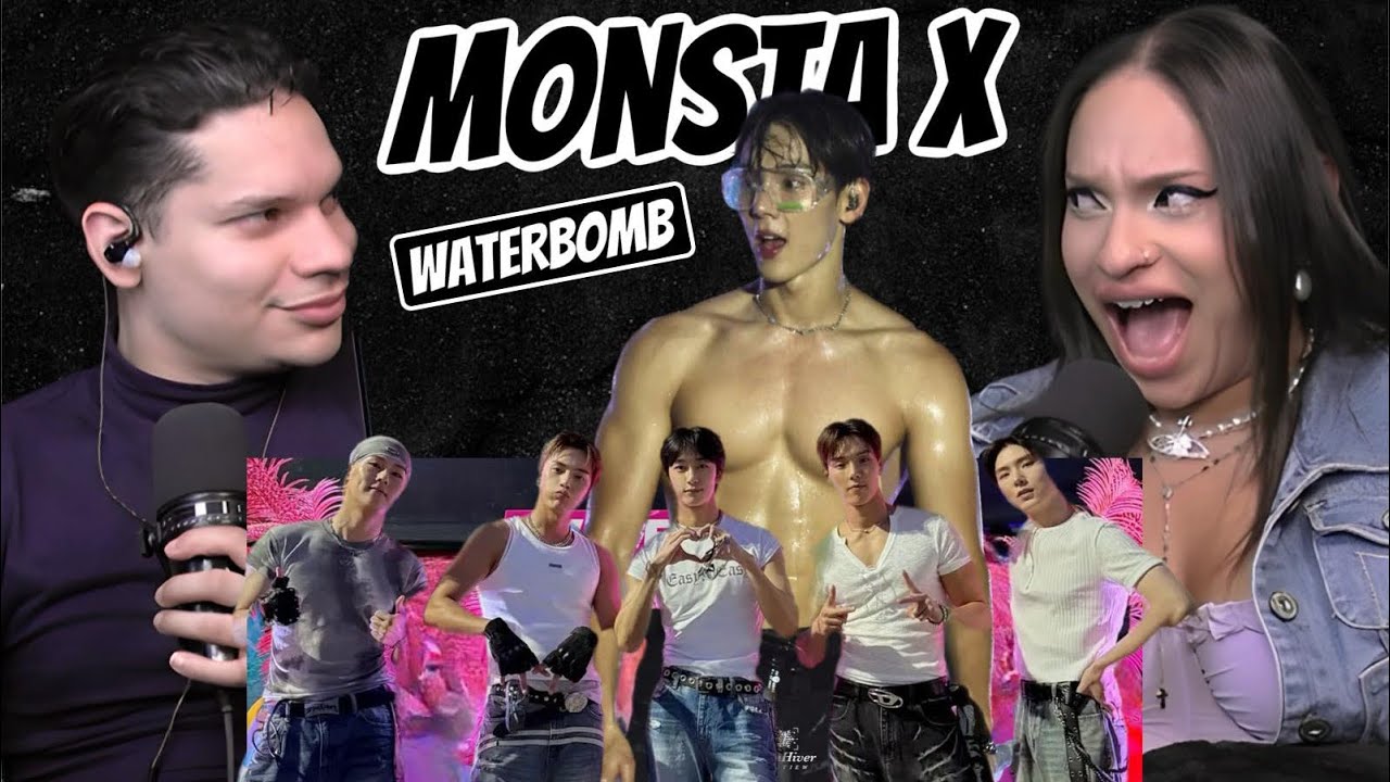 THEY'RE BACK!!! Waleska & Efra react to MONSTA X  WATERBOMB IN BUSAN