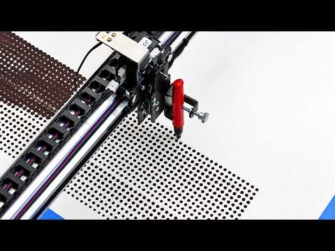 Pen Plotter Assembly & Completing the Portrait Plotting Process | Aili Maimaiti