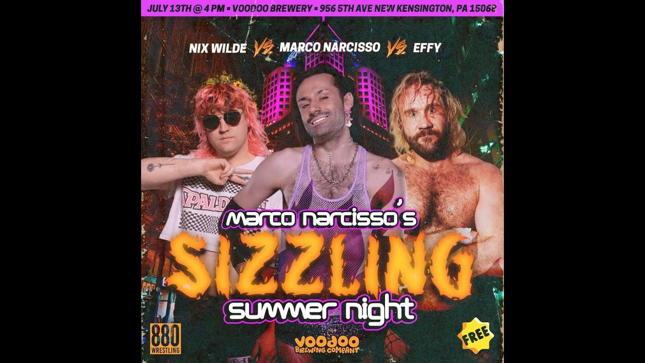 880 Wrestling "Marco Narcisso's Sizzling Summer Nights" - YouTube
