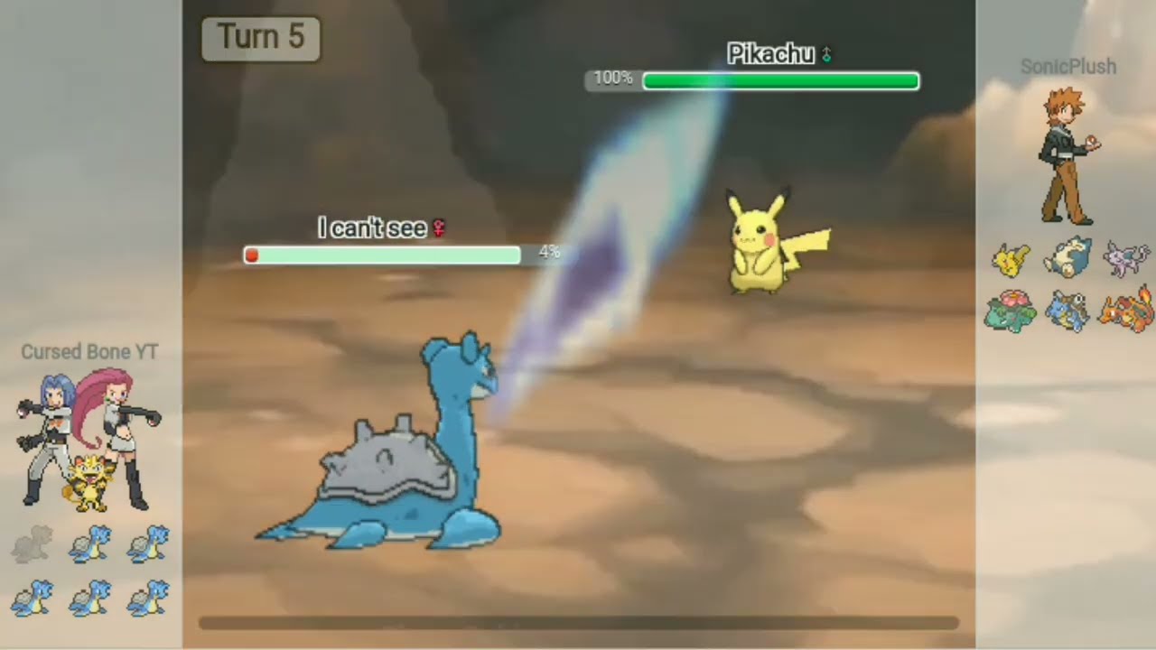 Full Team of Lapras using OHKO Moves [Pokemon Showdown]
