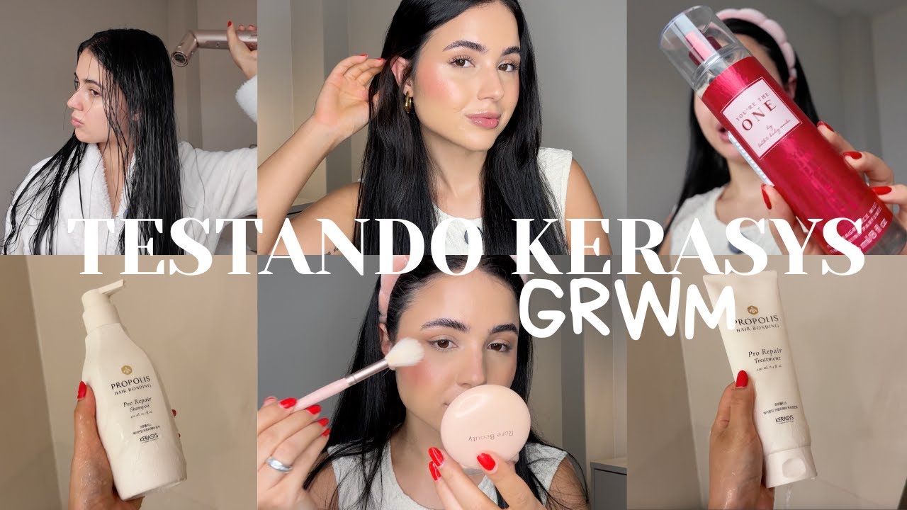 💌🎀 TESTANDO LINHA CAPILAR KERASYS E ME ARRUMANDO PARA UM DATE EM CASA... (etapa de reconstrução)