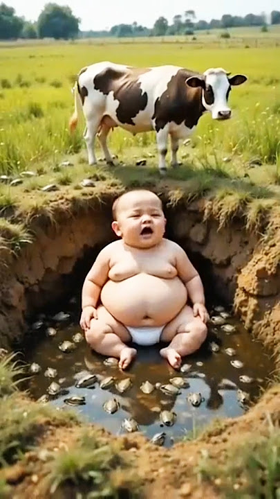 A Cow, A Crying Baby & Thousands of Frogs?! 😂💥 Must Watch!” #shorts