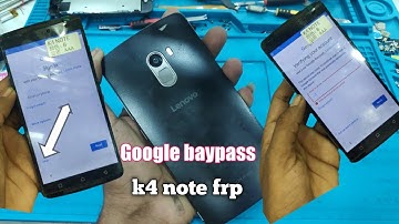 Lenovo k4 note frp baypass l Lenovo A7010a48 frp unlocking