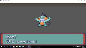 GBA Emulator Pokemon Ruby part 6 CUTE evolved into MARSHTOMP!