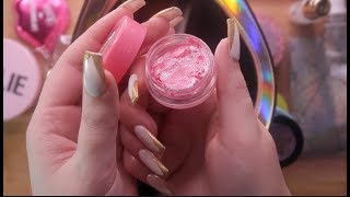 Intoxicating Makeup Tingles ASMR Lid Sounds (some rummaging, tapping, no talking)