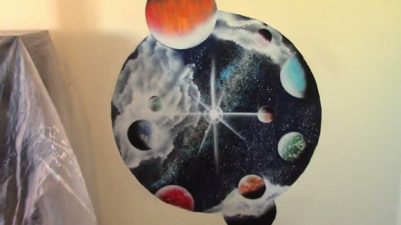 So I decided to spray paint my wall