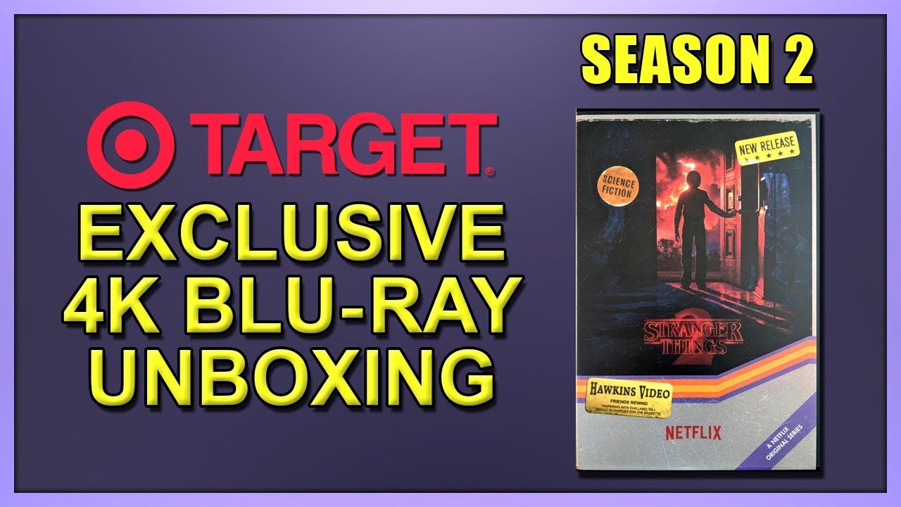 Stranger Things Season 2 Target Exclusive Collectors Edition 4k