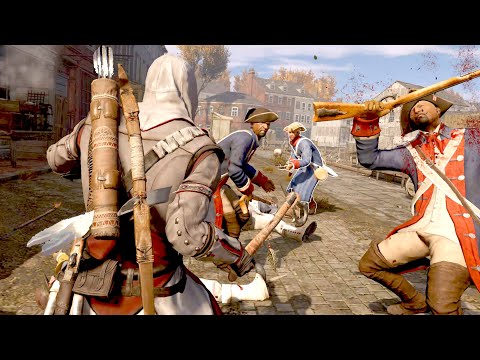 Assassin's Creed 3 Remastered - Master Assassin Connor Tomahawk Rampage & Brutal Finishers