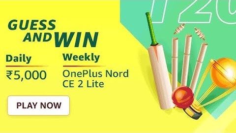 Amazon Guess And Win Quiz Answers Today | Amazon Quiz Today | 6 April 2023