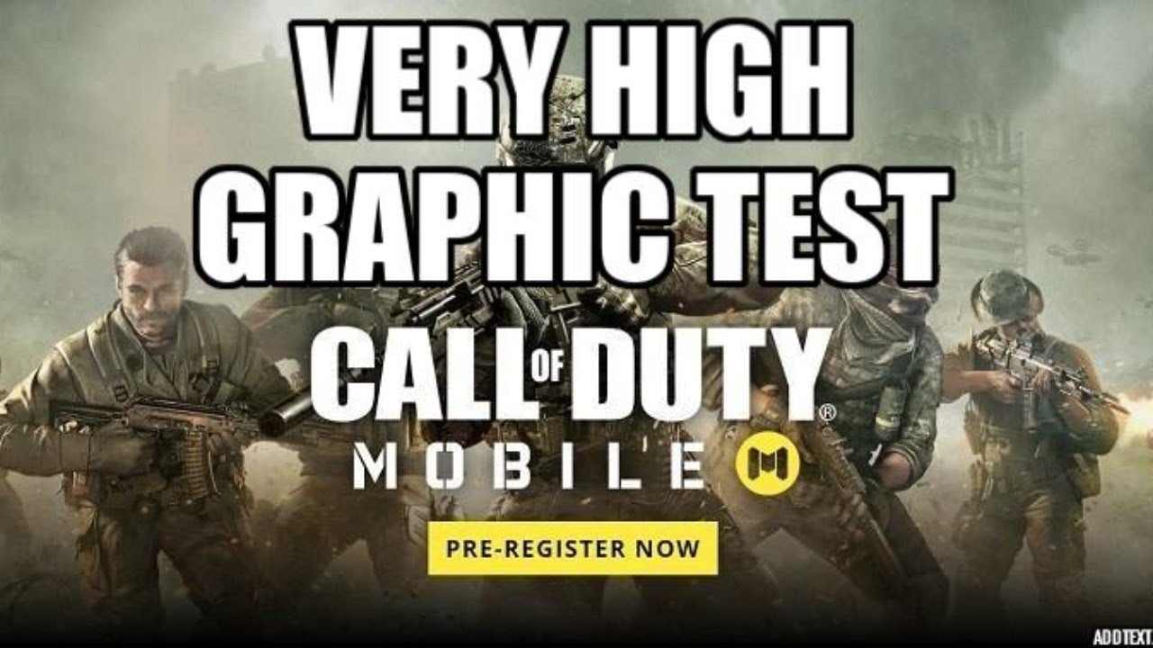 Very High Graphic test setting for Call of Duty Mobile - 