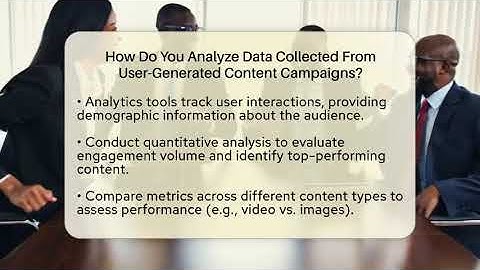 How Do You Analyze Data Collected From User-Generated Content Campaigns? - Everyday-Networking