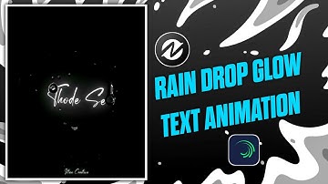 Trending Smooth Glow Lyrics Video Editing | Alight Motion+Node Video Tutorial | EFU