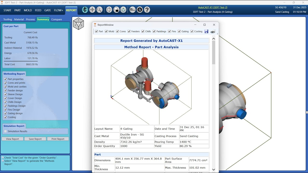 AutoCAST-X1 | Layout Optimization