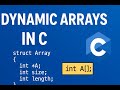 Dynamic Arrays Explained in C | malloc + Structures Tutorial