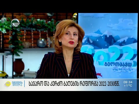 საჯარო და კერძო ბაღების რეფორმა 2022-2030 წ.წ.