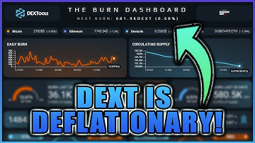 DEXT is Deflationary! New DEXTools Burn Dashboard!