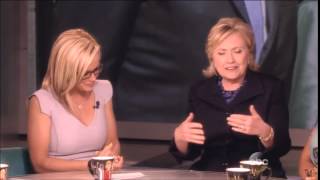 Hillary Clinton - Barbara Walters Final Show As Co-Host - The View