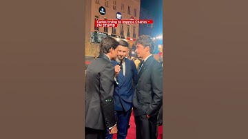 Carlos trying to impress Charles🫣 #charlesleclerc #carlossainz #f1 #formula1  #trending #fyp #fyb