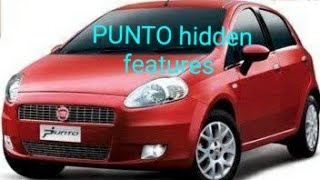 PUNTO hidden features.  Rear ac vents,  follow me head lamp, low beam height adjuster and many more