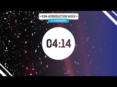 ESN Groningen Introduction Week September 2021 KICK-OFF