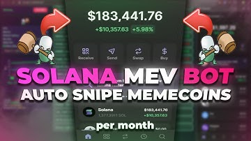 Solana MEV BOT auto Pump.fun Snipe Memecoins | Huge profit (+3 sol per 4 minutes) Guide