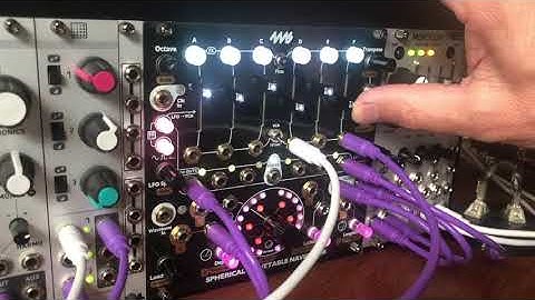 SWN part 4. Generative Ambient, Drone, Eurorack. Using the Spherical Wavetable Navigator by 4MS