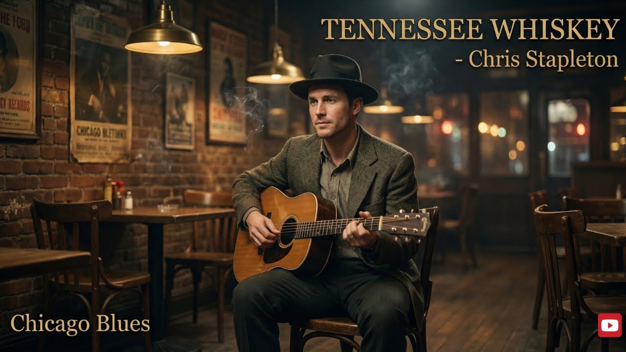 Chicago Blues Version of Tennessee Whiskey | Soulful Chris Stapleton Cover 🎷