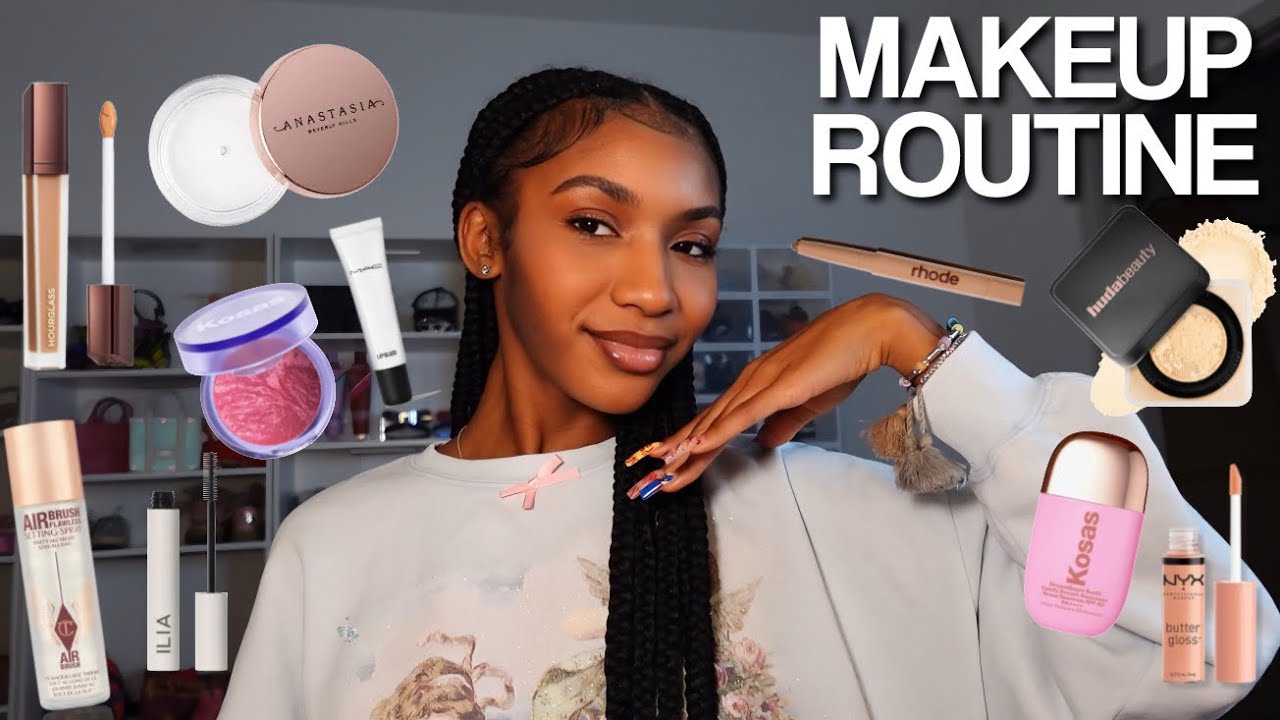 SIMPLE & minimal daily makeup routine - YouTube
