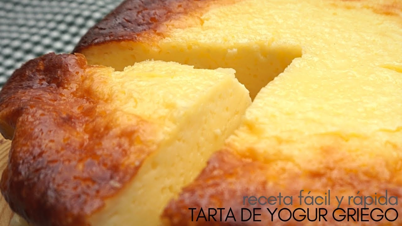 Tarta ? de yogur griego.? 4 INGREDIENTES y 5 MINUTOS de trabajo. - YouTube