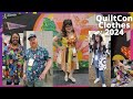 Quiltcon couture fashion  fabrics at the quiltcon convention 2024