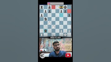 Mate in 2 Puzzle #24 | PlayChessWithAbhishek #chess #playchess #chessindia