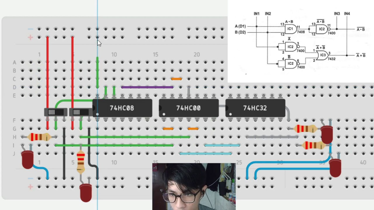 Experiment 9 BOOLEAN ALGEBRA LOGIC CIRCUIT SIMPLIFICATION YouTube