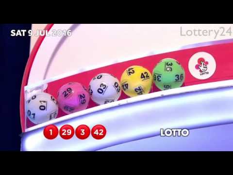 2016 07 09 UK lotto Numbers and draw results - YouTube