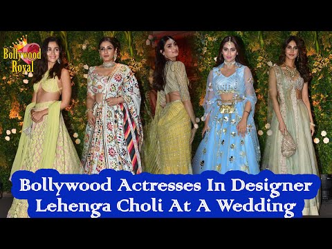 green emerald velvet dress Designer Bollywood Style Lehenga Choli, Dupatta Party Wear W