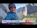 7-year-old makes history after climbing El Capitan